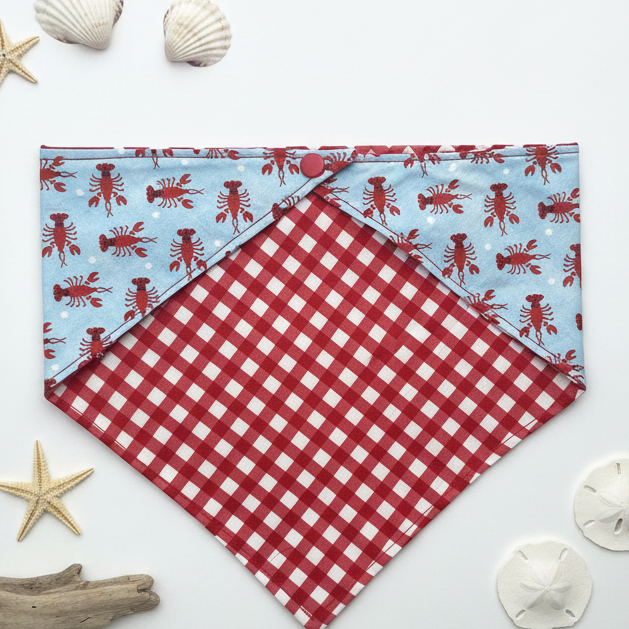 Lobster & Gingham - Summer Flat Lay
